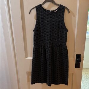 LOFT Black Asymmetrical Dress